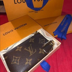 AUTHENTIC Monogram Louis Vuitton Key Pouch!!
